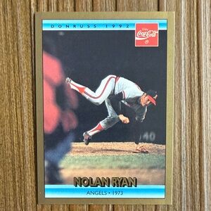 1992 NOLAN RYAN Leaf baseball card #7